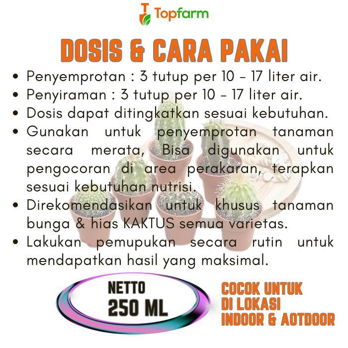 Chantelna_ Pupuk Kaktus / Pupuk Sukulen / Pupuk Penyubur Tanaman Kaktus / Pupuk Kaktus Cepat Tumbuh