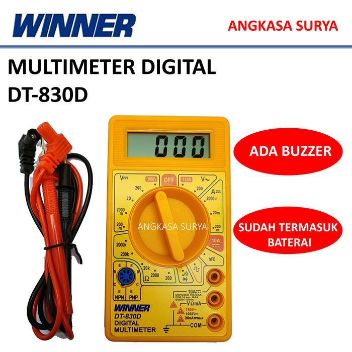 Multitester / Tester Digital Winner DT830D / DT-830D / Avometer Buzzer