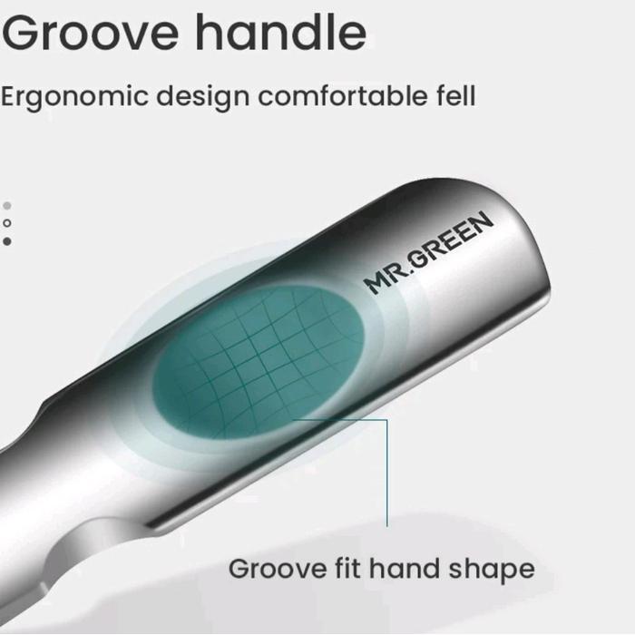 KIKIRAN PISAU STAINLESS BAJA NAIL FILE MR GREEN HIGH QUALITY GERMANY