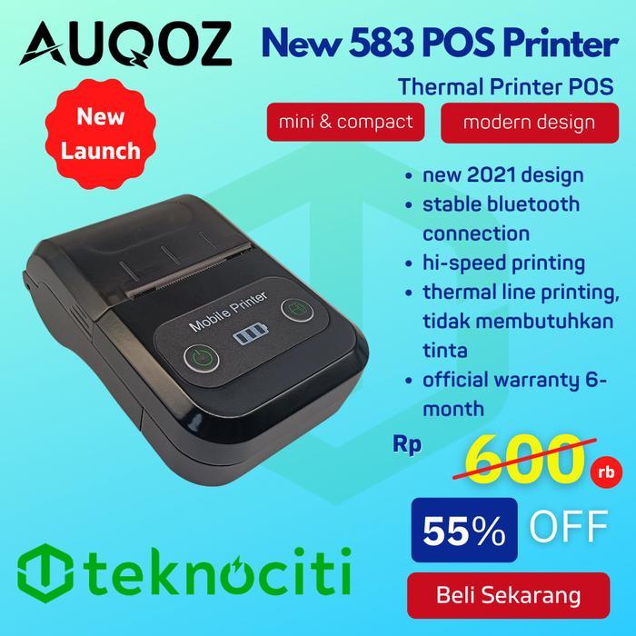 Auqoz 583 Neo Bluetooth Thermal Printer Termal Pos Ppob
