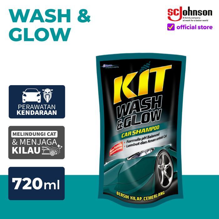 New KIT WASH & GLOW SHAMPO MOBIL 800 ML
