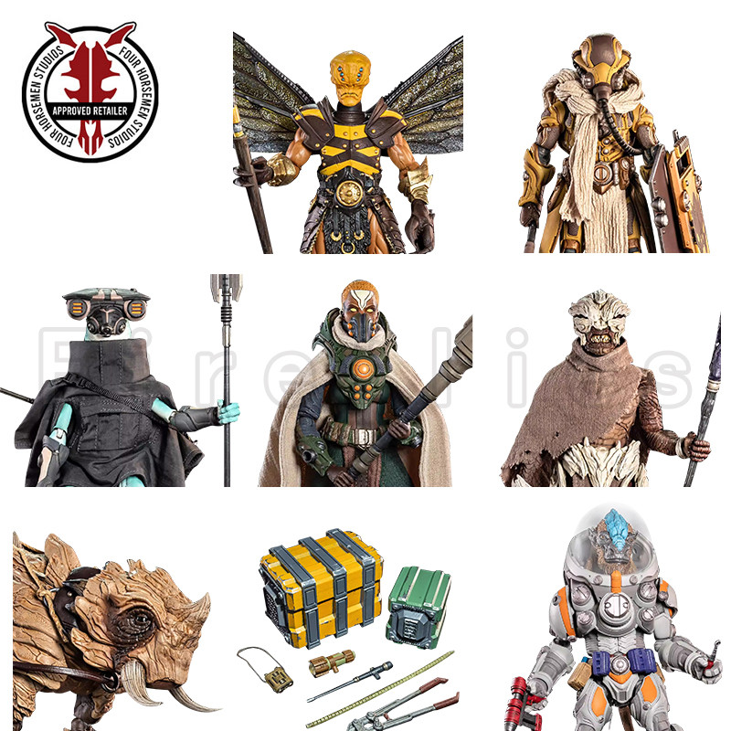 [Pre-Order]1/12 6inch Four Horsemen Studio Mythic Legions Action Figure Cosmic Legions Oxkrewe Book