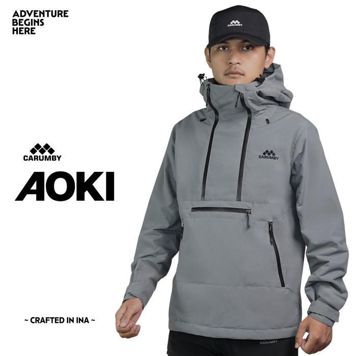 Jaket Gunung Carumby Aoki Polos Pria Wanita Unisex