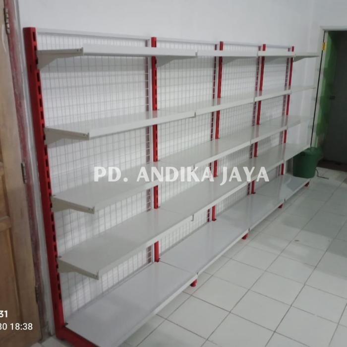 Rak Minimarket Tinggi 150cm Susun 4