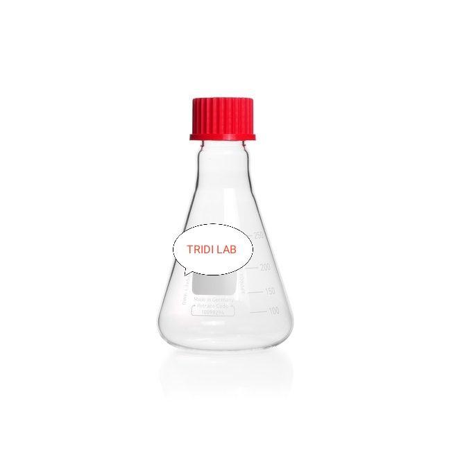 Screwthread Erlenmeyer Flask Duran 250 Ml Erlenmeyer Dengan Tutup