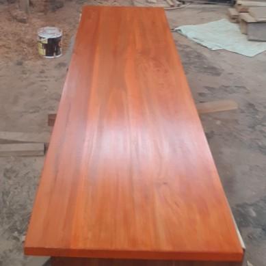 Top Table Meja Kayu Mahoni 140X40X5Cm
