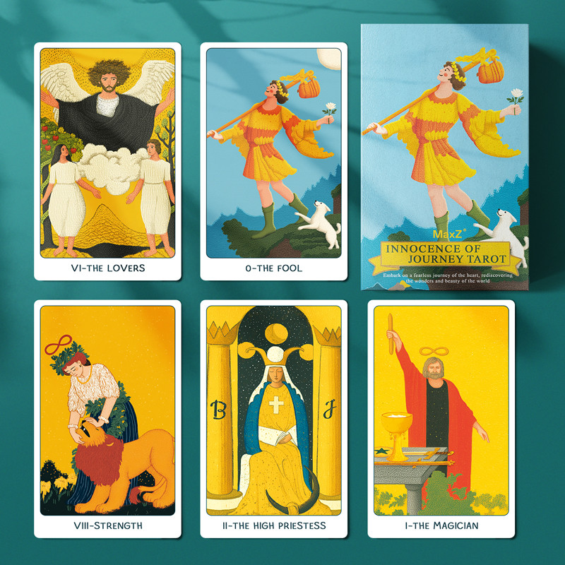 Beginner Tarot Rider Waite Oracles Deck Genuine Professional Original Innocence of Journey Tarot