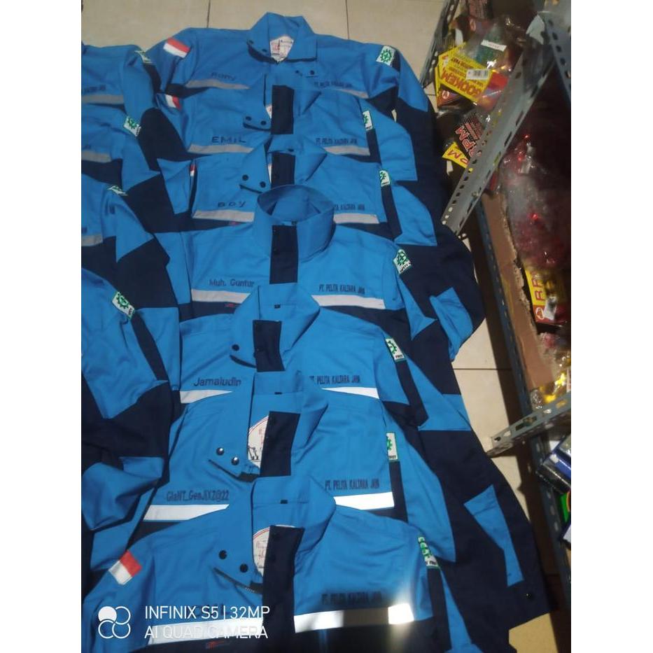 Baju Safety Semi Jaket Dan Bordir Lengkap
