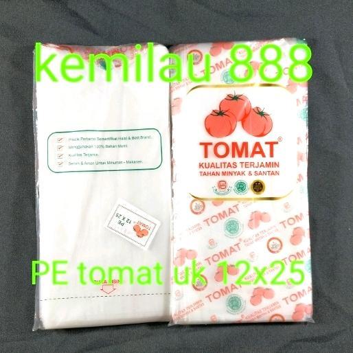 f9z4- Plastik Es Tomat Uk 12X25 (Isi 4 Pack) Kantong Plastik Plastik Es