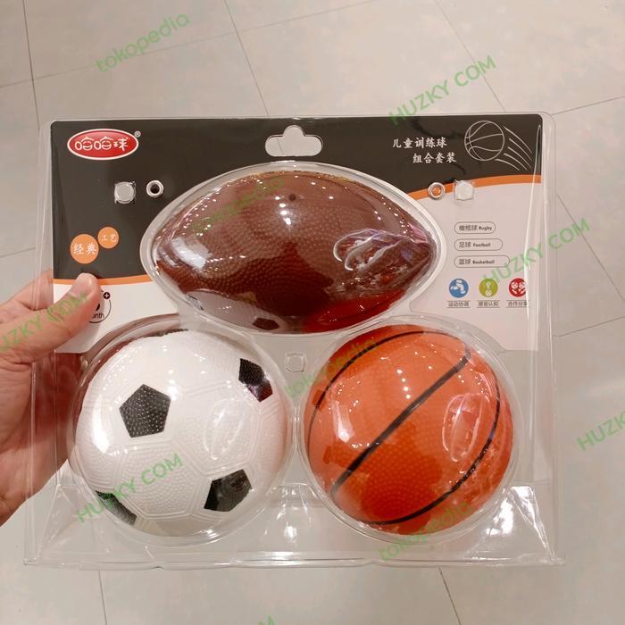 [Banting Harga] SPORT'S BALL / Mainan Bola (isi 3pcs)