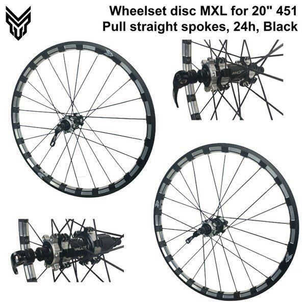 MXL CNC 20 INCH 451 DISC WHEELSET FOLDING