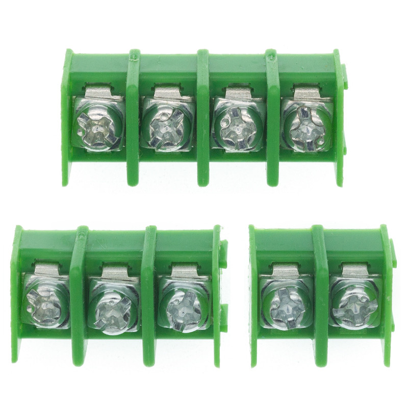 10pcs KF7.62-2P/3P/4P 7.62mm Pitch Connector Pcb Screw Terminal Block Connector 2 Pin 300V 20A 22-12