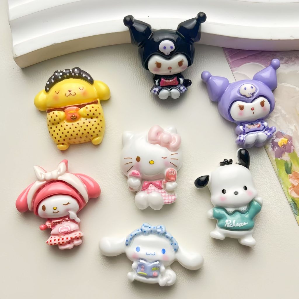 Bright face small card headband, Sanrio DIY cream gel resin accessories, phone case, hair clip,