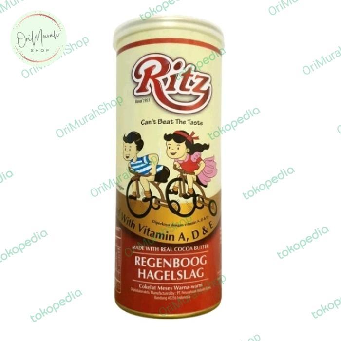 (ORIGINAL) HYA COKLAT MESES RITZ WARNA WARNI 300 GRAM COKELAT MESIS RITZ KALENG 300G TERMURAH