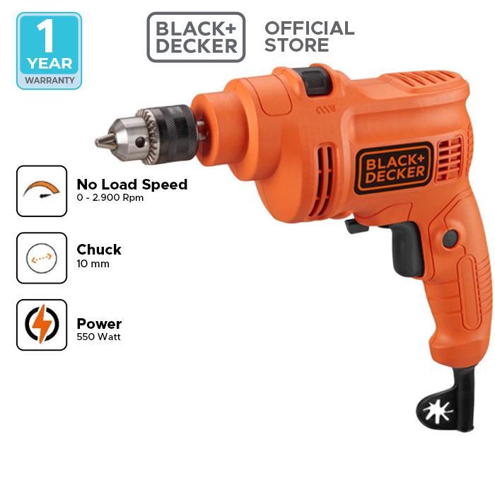 Black+Decker Bor Listrik Impact 10mm 550Watt TP555