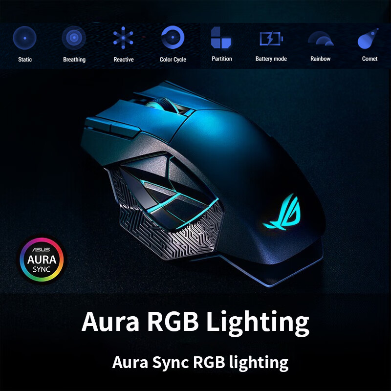 Asus Original ROG Spatha X Wireless Gaming Mouse Magnetic Charging Stand 12 Programmable Buttons 190