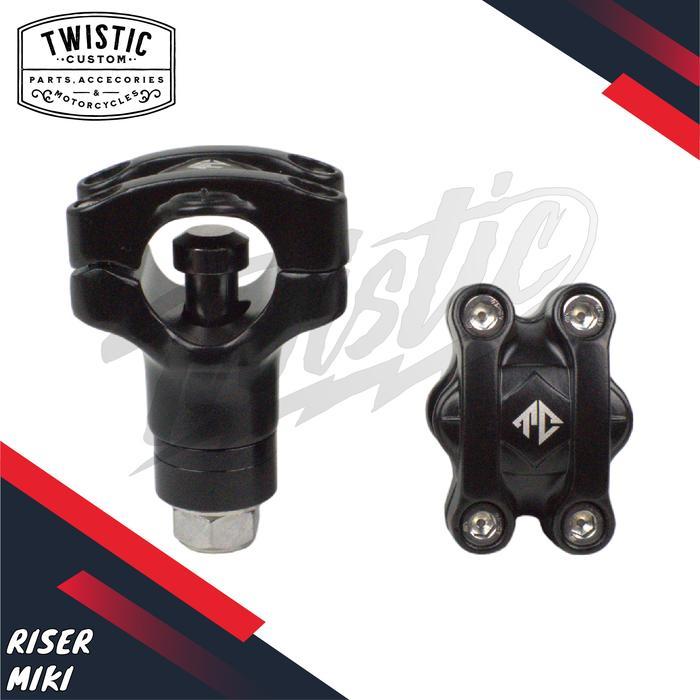 Raiser Riser Stang Peninggi Holder Pegangan Stang Fat Bar Miki Motor Benda V252 Morbius 250 Benelli
