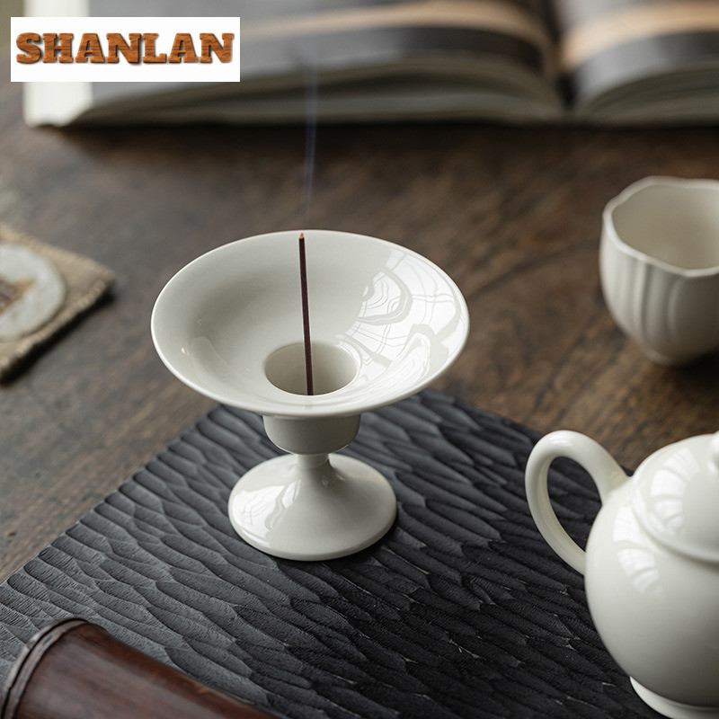 Plant Ash High Foot Incense Holder Incense Waterfall Incense Burners Stand For Incense Consecrate