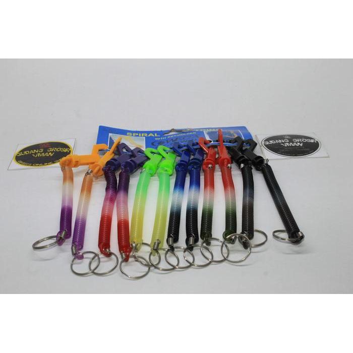 Gantungan Kunci Spiral Per Cantolan Tali Kunci Motor