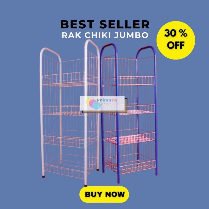 rak ciki susun snack warung serbaguna / Rak warung dagangan Besi