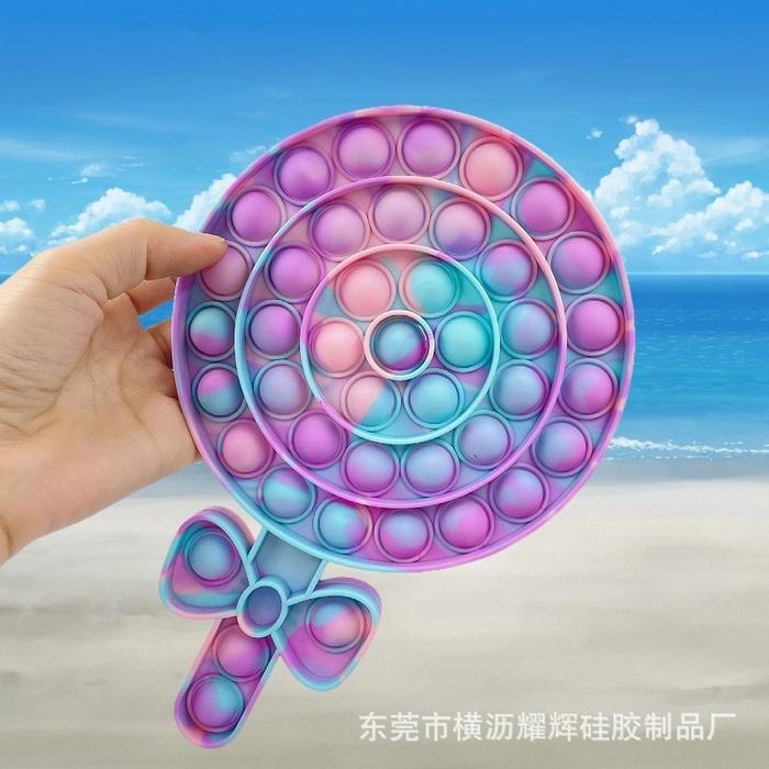 Everythink - Pop It Lollipop Besar Premium Mainan Viral Kado Ultah Anak Popits Tbk