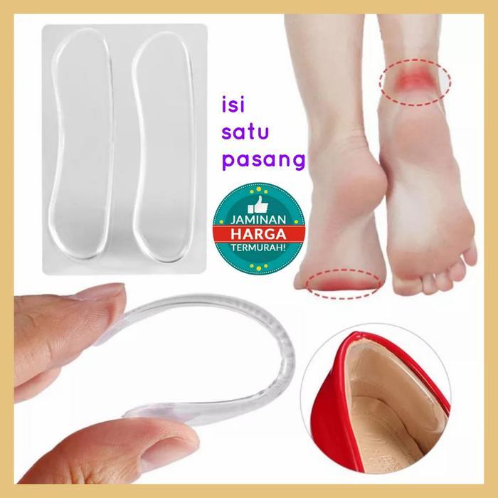 GEL PELINDUNG TUMIT TRANSPARAN INSOLE TUMIT WANITA SOL SEPATU