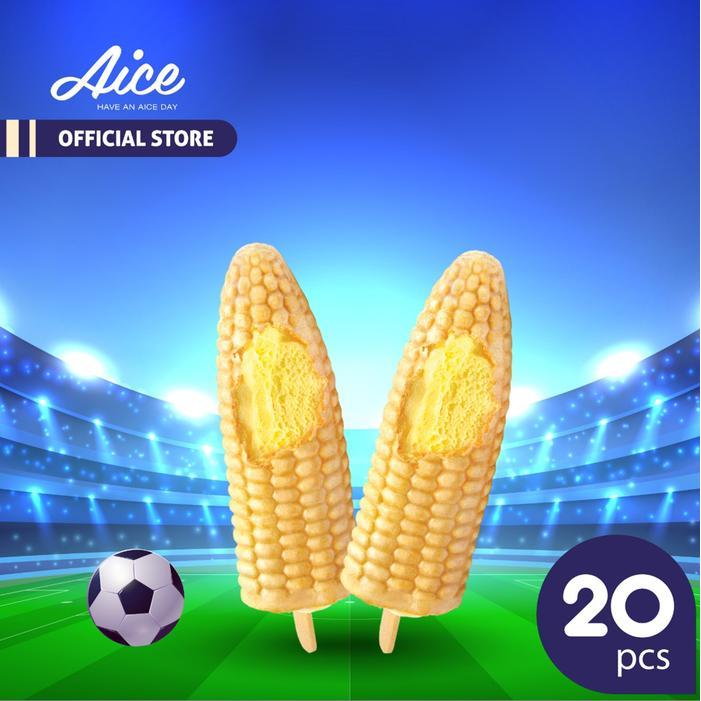 ap1q- Paket Aice Ice Cream Sweet Corn Es Krim (Isi 20 Pcs)