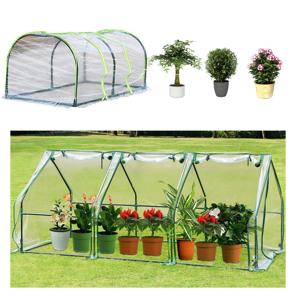 Portable Home Tunnel Greenhouse Mobile Mini Greenhouse Ventilated