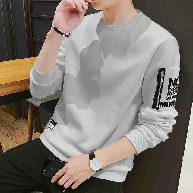 Promo Baju Sweater Lengan Panjang Pria Kayser Martins Motif Sleting Kaos Distro Keren Original