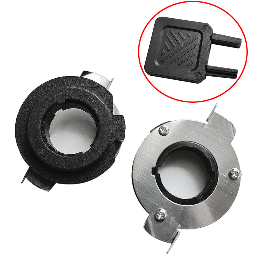 1 Set H7 LED Headlight Adapter Holder For VW Tiguan Jetta Polo New Magotan Bora Mercedes Benz BMW