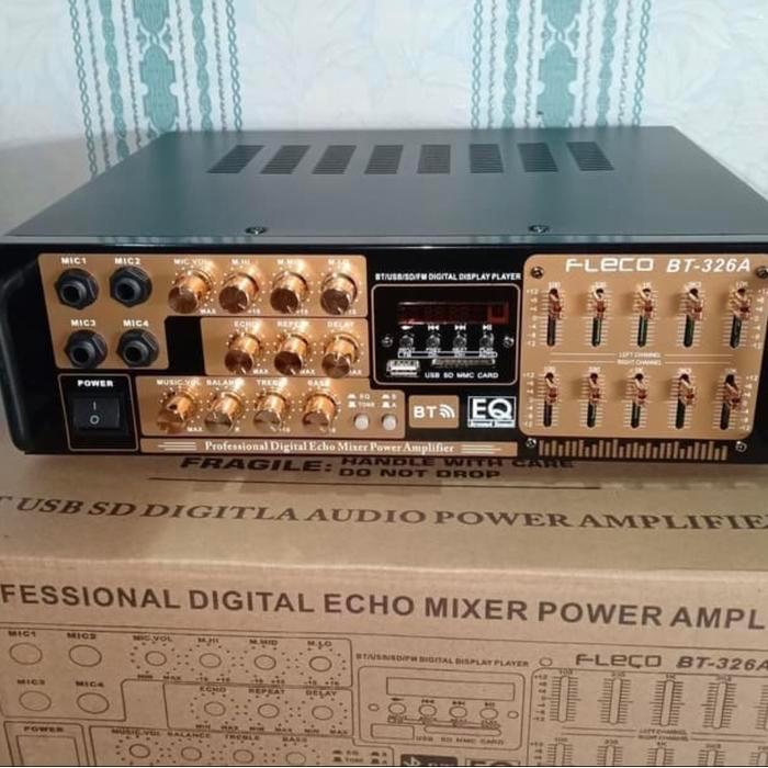 Power Amplifier FLECO BT-326A Amplifier Bluetooth