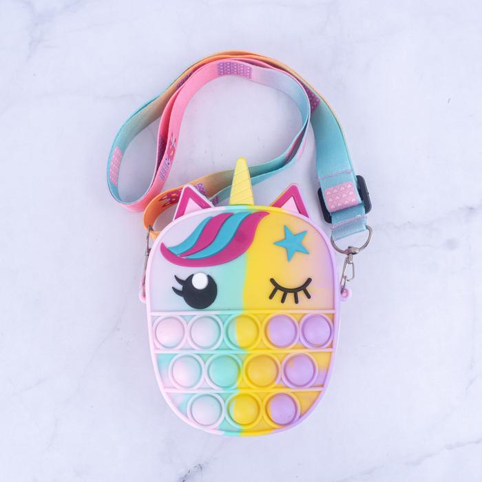 m8v6- Sweetsally - Tas Anak Unicorn Pop It Jelly