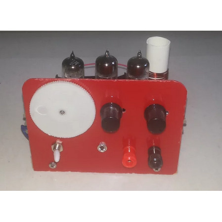 Regenerative Dc Three Lamp Short Wave Tube Radio Kit Cw Ssb Receiver