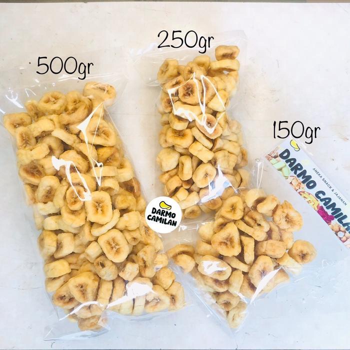 500gr Pisang Oven Crispy Rambak Pisang Manis Legit
