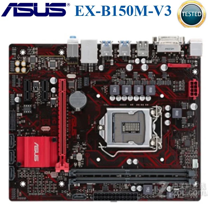 LGA1151 EX-B150M-V3 Motherboard DDR4 USB3.0 PCI-E3.0 SATA3.0 32GB B150 For EX-B150M-V3 Original Used