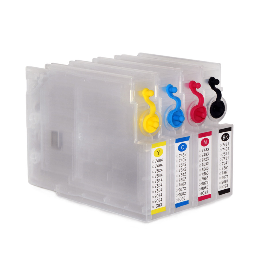 T04B T04B1 T04B2 T04B3 T04B4 Refill Ink Cartridge with Chip for Epson WF-C8690 WF-C8610 WF-C8190 C86