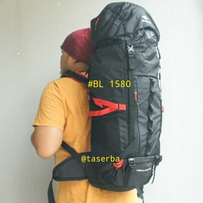 Tas Gunung 70 Liter Carrier Camping Outdoor Blasted BL 1580 Cariel Ori