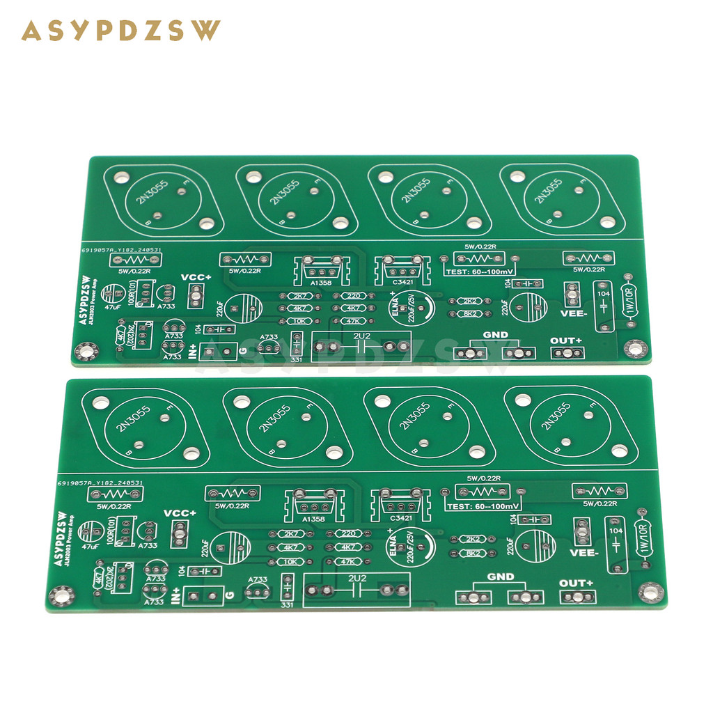 2 Ch Hood Jlh2003 Stereo Single-Ended Class A Power Amplifier Bare Pcb 22W+22W