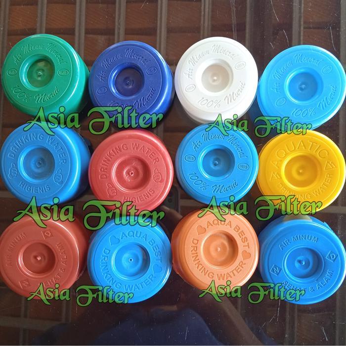 Tutup Galon KNOP Isi Ulang warna biru 1000 pcs / Tutup Galon Depot isi ulang / Tutup Galon warna
