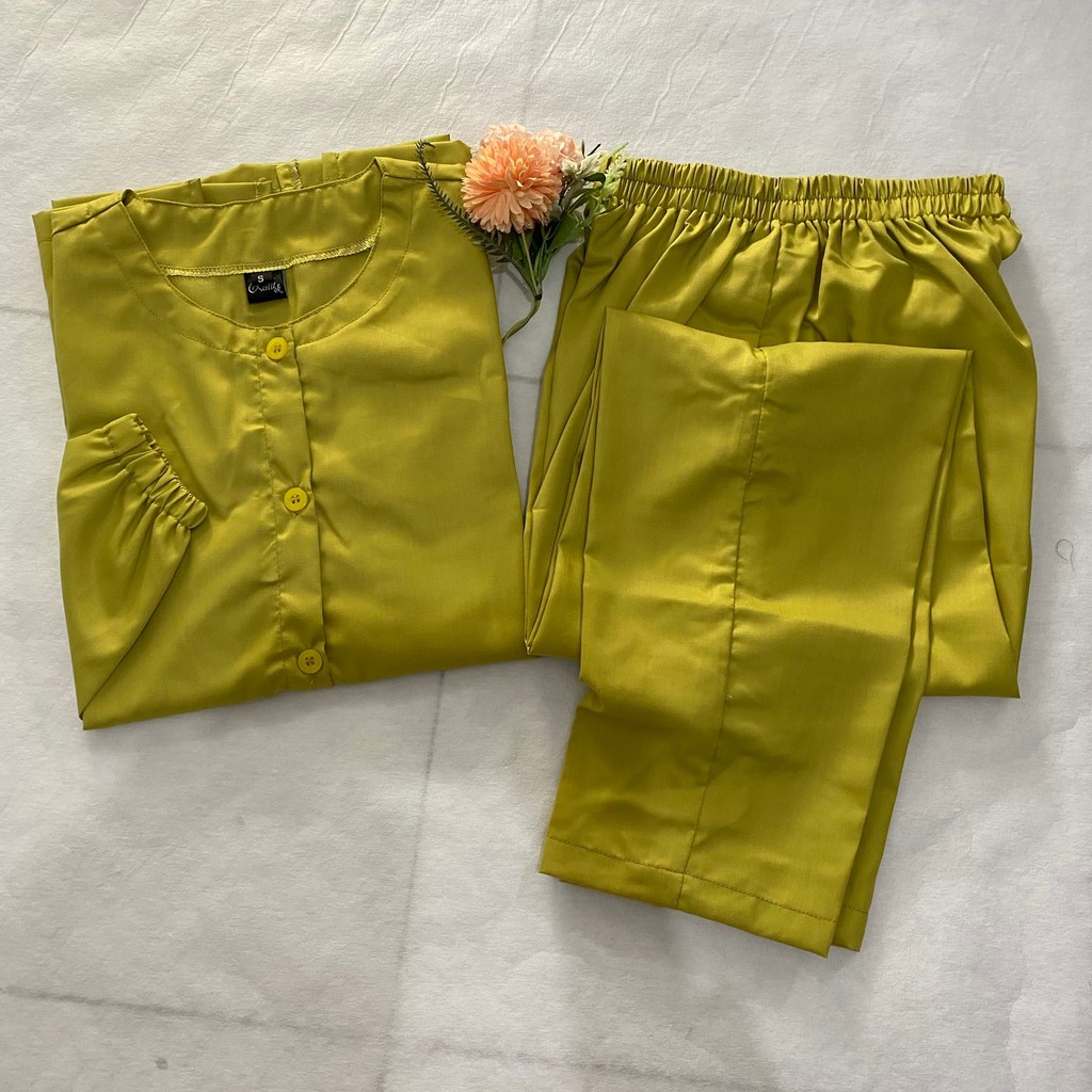 Baju OK OKA KANCING DEPAN FULL Lengan Panjang Karet