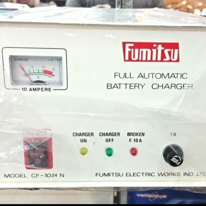 FUMITSU CF 1024 N 24 VOLT 10 AMPERE FULL AUTOMATIC BATTERY CHARGER