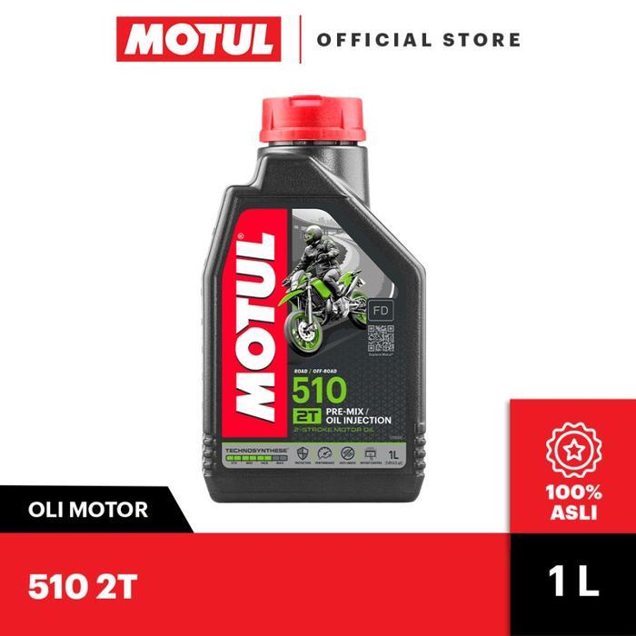 Oli Samping Motul 510 2 Tak Stroke RX King, Ninja R/RR Satria Vespa Klasik Original Motul Mesin