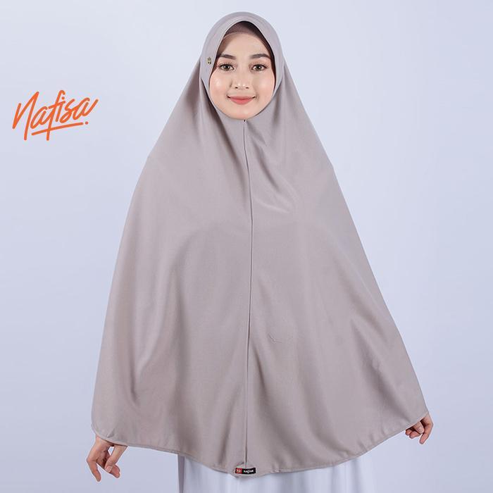 Nafisa Asha Size Super Jumbo Hijab Instant Syar'i Hijab Bahan Kaos