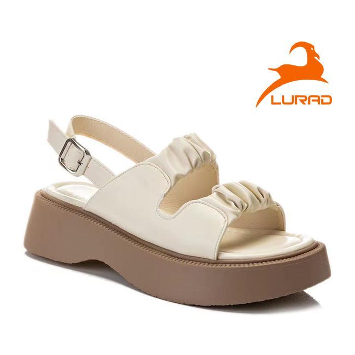 LURAD Sandal karet Wanita Model Casual Fashionable Lebaran Sandal Cewek HangOut Chic Sandal Wanita