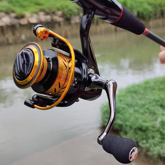 New reel pancing DNESID reel besi 21kg max drag spinning reel murah CNC handle kuat fishing reel