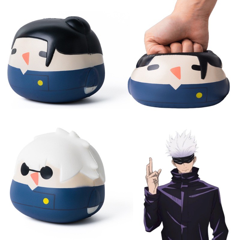 Jujutsu Kaisen Anime Figures Geto Suguru Satoru Gojo Squeeze Toys Cosplay El Dolls Squishy Stress