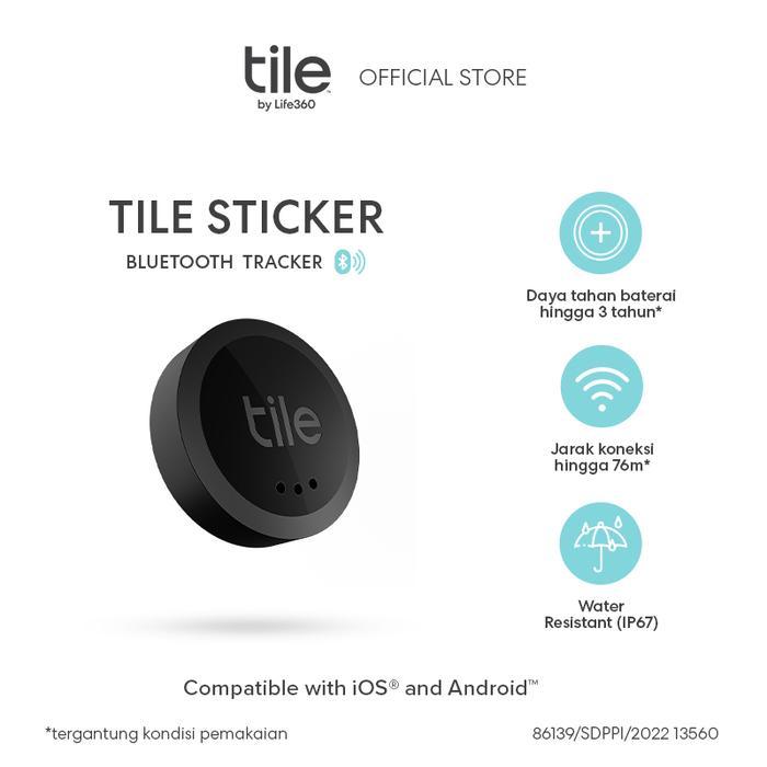 Tile Sticker - Bluetooth Tracker / Pelacak Pintar