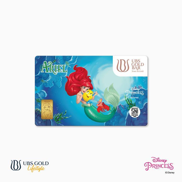 Ubs Gold Logam Mulia Disney Princess Ariel 1 Gr