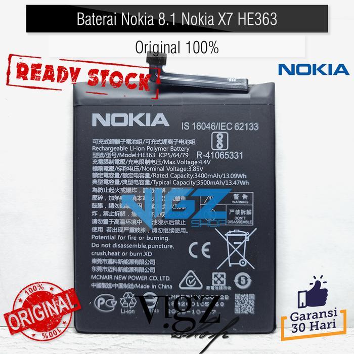 Ready Baterai Nokia 8.1 Nokia X7 HE363 Original 100%