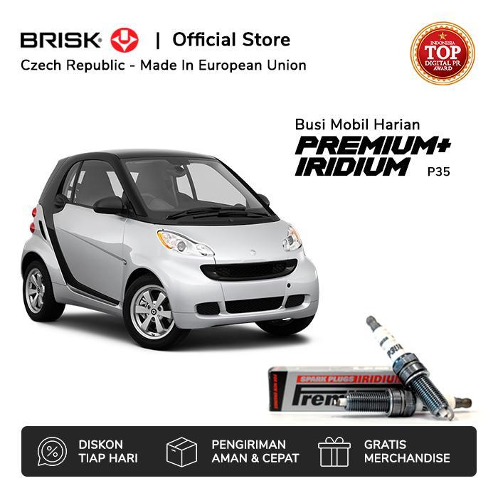 Paling Baik Busi Mobil Smart Fortwo Brisk Premium Iridium P35 Terlaris